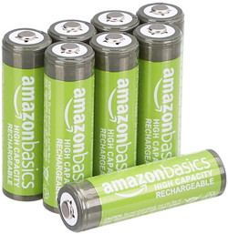 アマゾンベーシックの充電池 高用量 単3形の画像