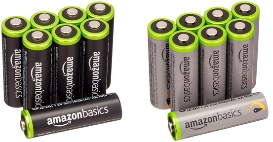 アマゾンベーシックの充電池の画像